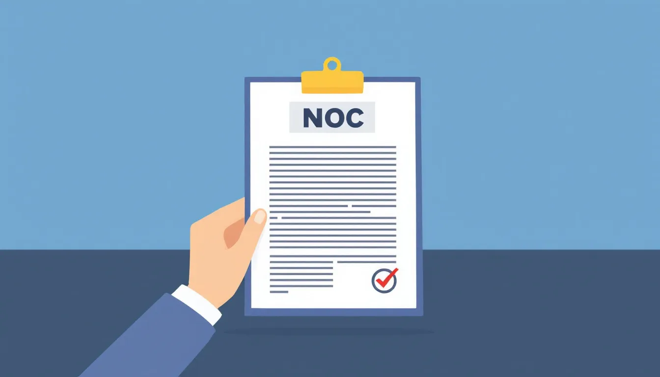 "Official No Objection Certificate required for property purchase in Dubai